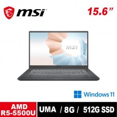 微星 MSI Modern 15 A5M-093TW-GGAR555U8GXXDX11M 15.6吋筆電